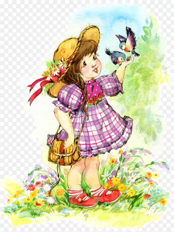 ��ͯˮ�ʻ���Ӱ��ͼ-��ͯ�滭ˮ�ʻ���ͨ-������