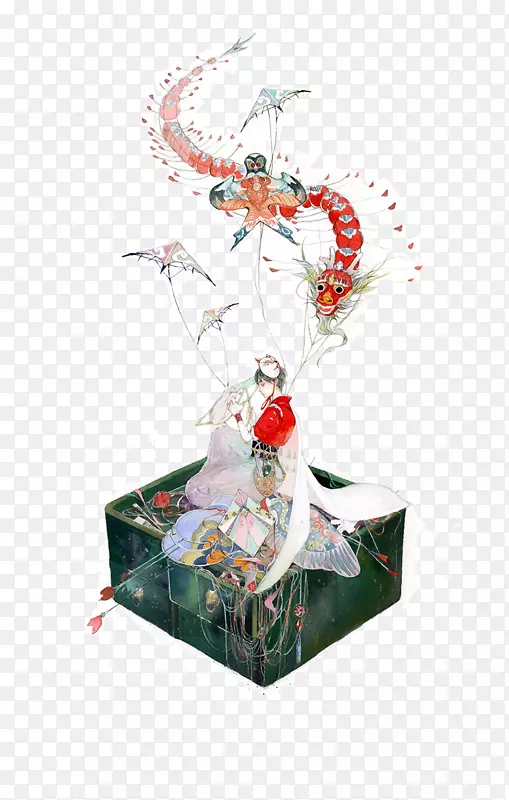 ����ˮ�ʻ��廭-Ů�˷ŷ���-������