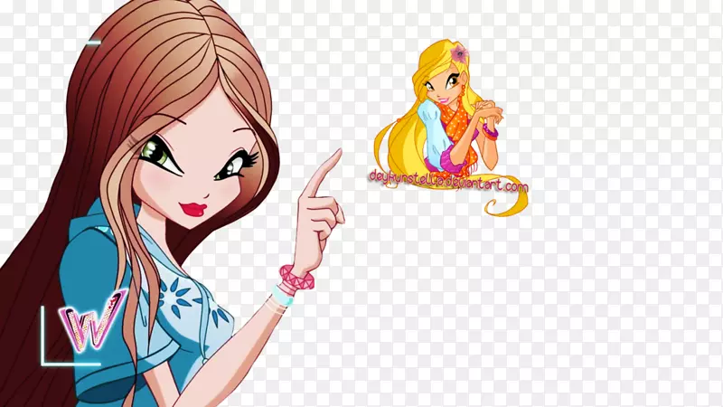 AishaRoxy���ܲ廭-Winx WOW-������