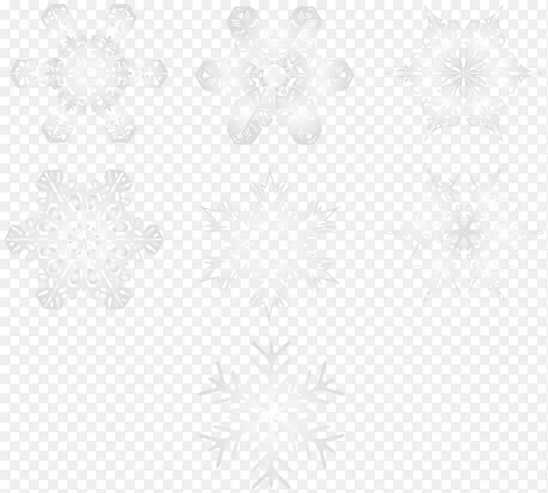 �����Գƺڰ׵�ͼ��-ѩ��͸��PNGͼ��-������