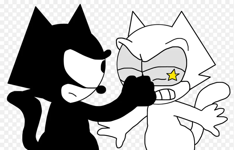 ���������˹è�ڰ׿�ͨè-������