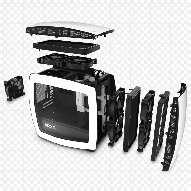 �����估���nzxt manta matte��ɫ����-itx atx-��Ϸ������-������