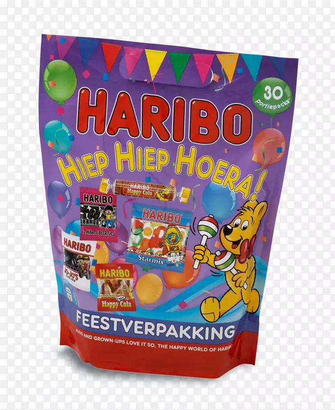 Haribo Hiep hoera feestverpakking-bezorging aan huis bij bjbellingen vanaf 70-������