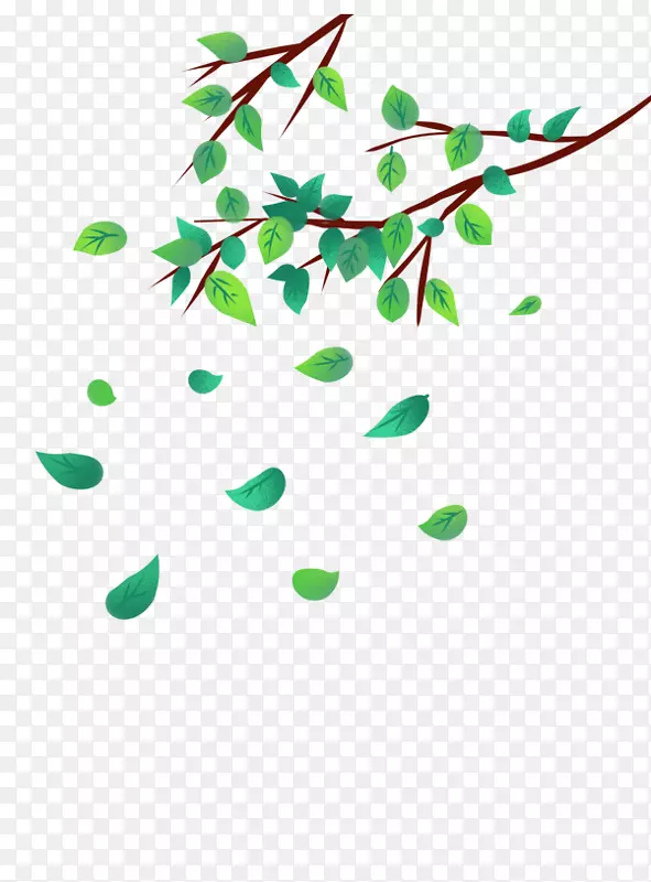 ��Ҷ��֦������ɫ-������