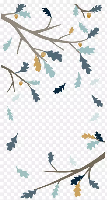 �ֻ���֦��Ҷ�߿�-������