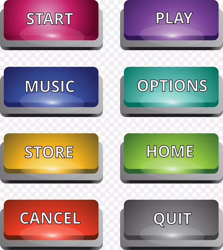 Բ�Ǿ��β�ɫ��ť-������