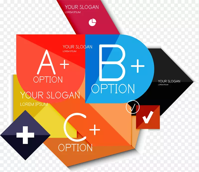 PPT��ɫ��������ͳ�����png-������