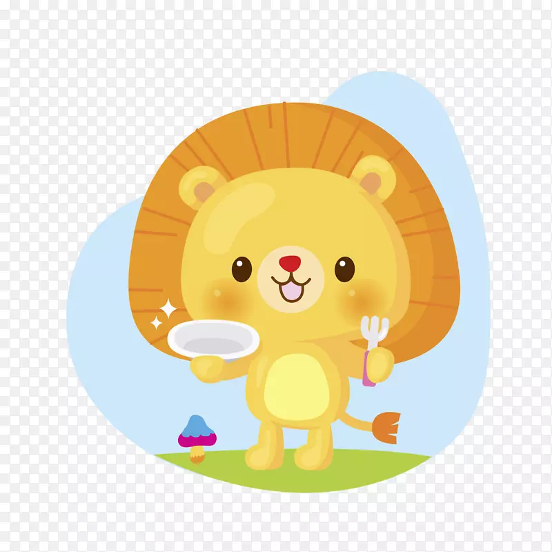 ���Ų;ߵ�ʨ��pngͼ-������