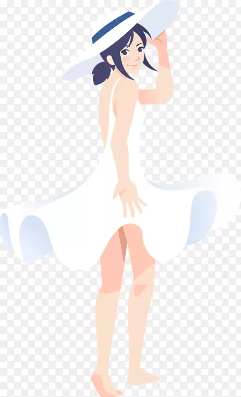 ��ͨ�ļ�����ɫȹ����Ů�廭װ��-������