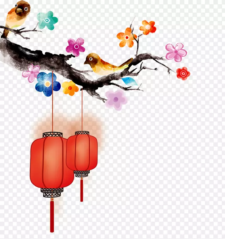 ����ֻ���֦�ϵ��񻨶�-������