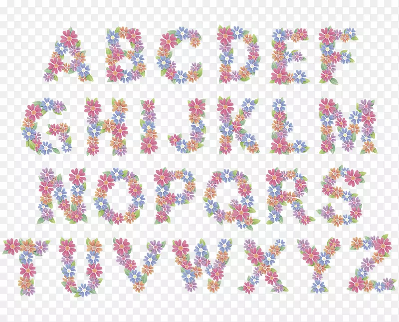 ��ͬ��ɫ��ɵ�Ӣ����ĸ-������