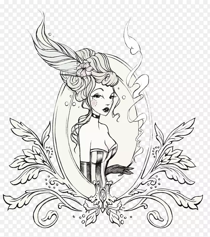 �ڰײ廭�����Ů-������