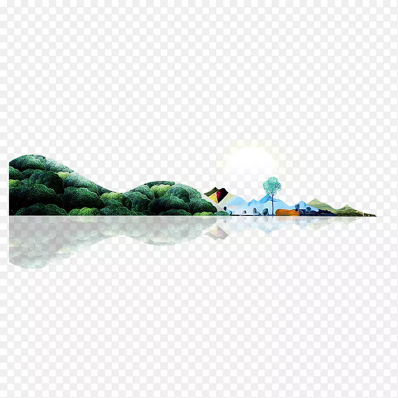 ˮ���ֻ���ɫ��ɽˮ-������