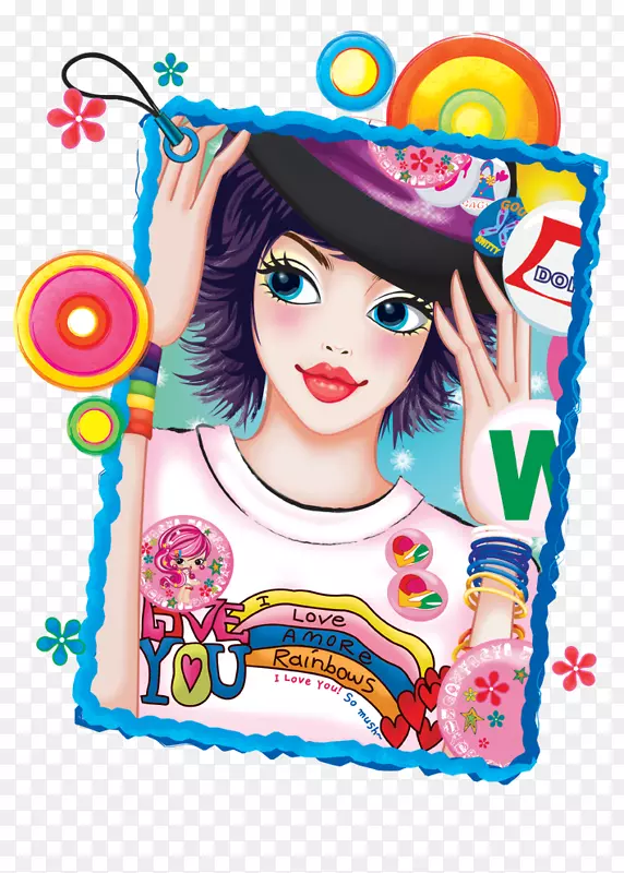 ����ʱ������廭pngͼƬ-������