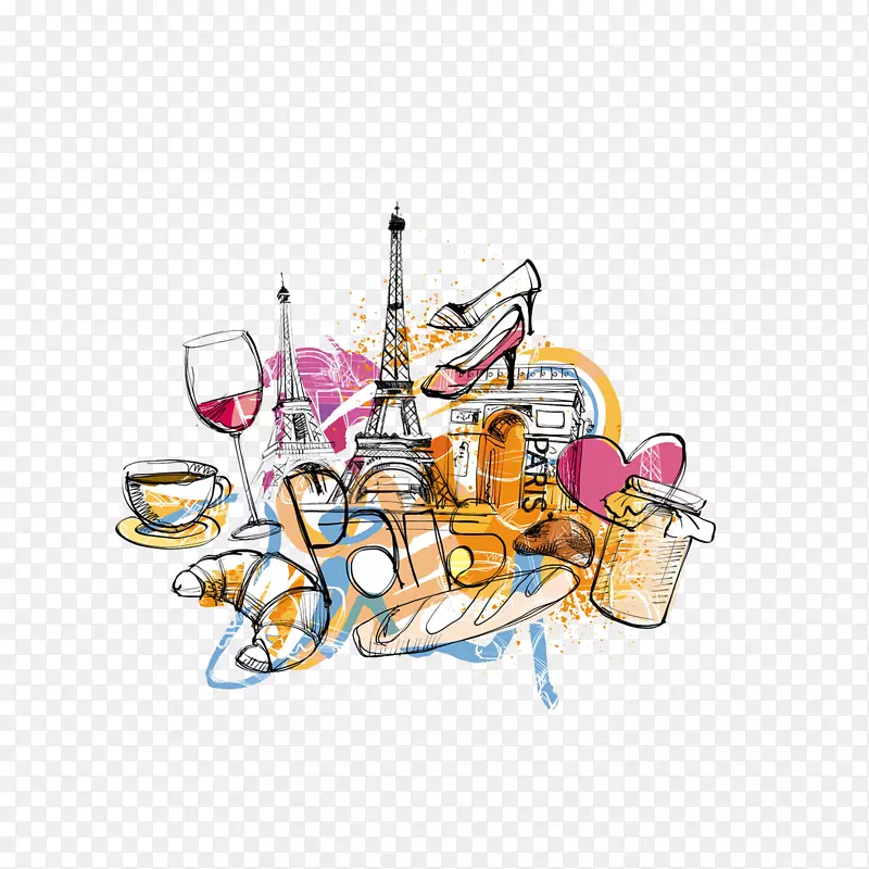 ���ƶ���������ʳ�廭-������