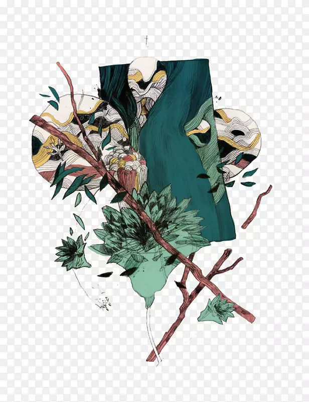 ��ɫ��֦�ͻ�-������