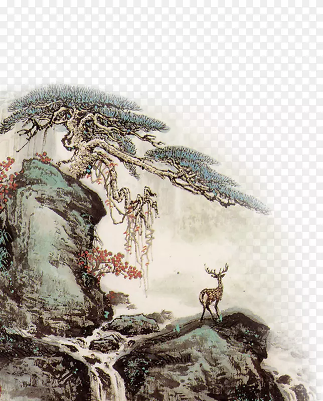 �ŷ�ī���ز�ˮīͼƬ�ز�ɽ����-������