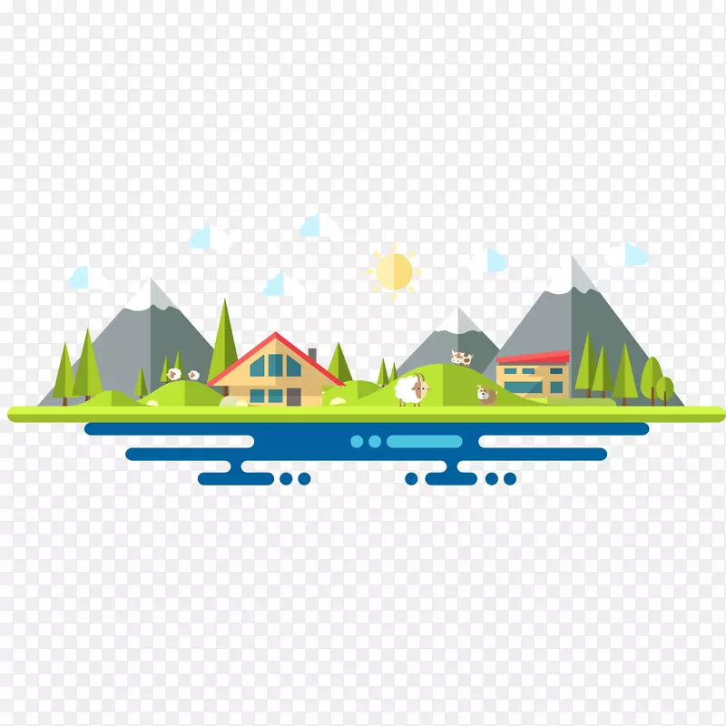 ��ͨ��ƽ��ũ���羰���-������