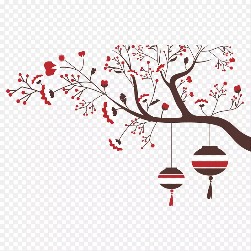 ��ƽ���Ĺ�����֦�ϵĵ���-������