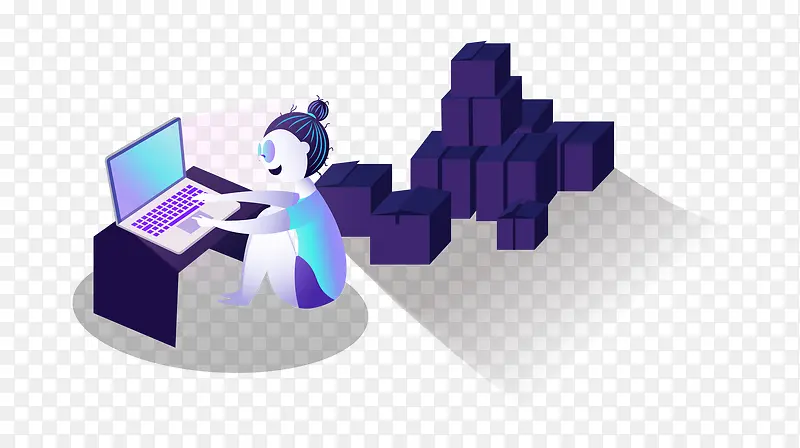 �ֻ��ݰ칫�Ӱ�Ů�Ӳ廭ʸ��ͼ-������