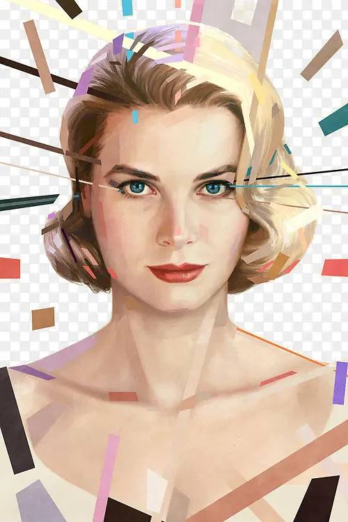 ������Ů�廭-������