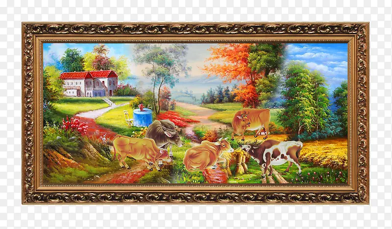 ��ţͼ����ˮ�ʻ�ţ-������