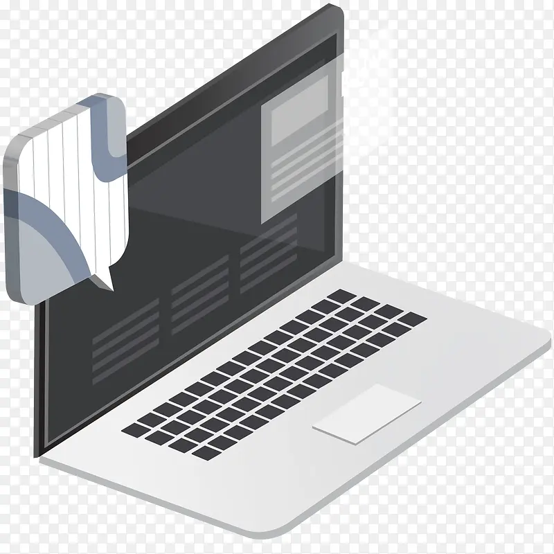 �򿪵ıʼǱ�����廭-������