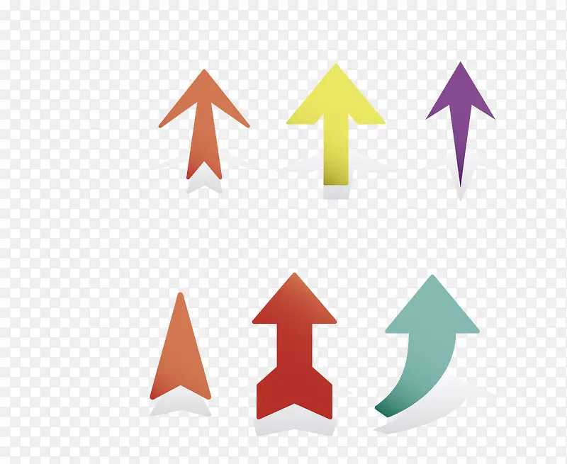 ʸ�����ϼ�ͷPNGͼƬ-������