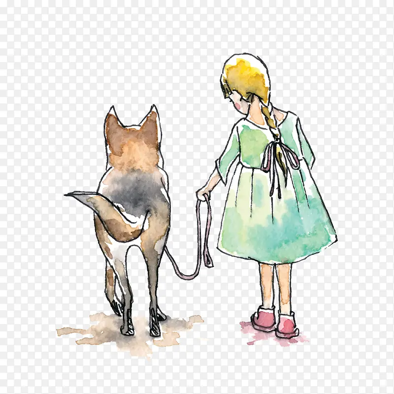 �ذ������Ů��PNG-������