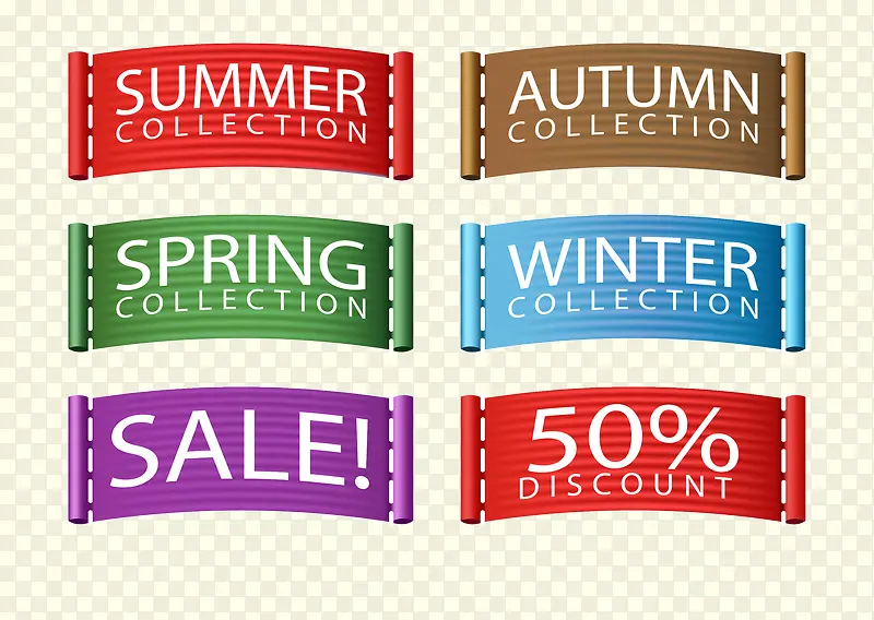 ��ɫ����ŷʽ��Ʒ��ǩʸ���ز�-������