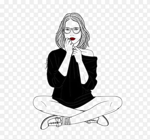 ���۾���Ů�Ӳ廭-������