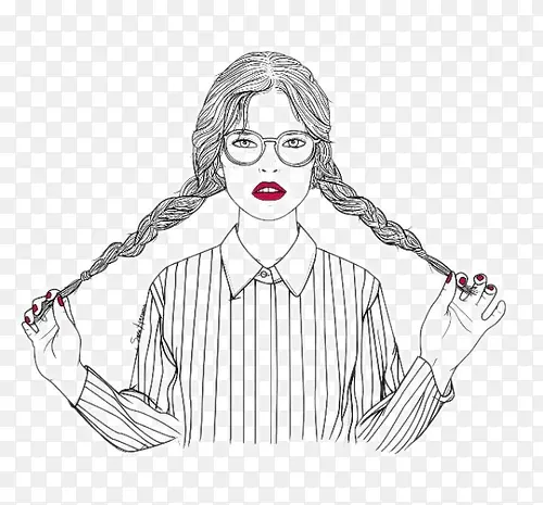 ��β��Ů���廭-������