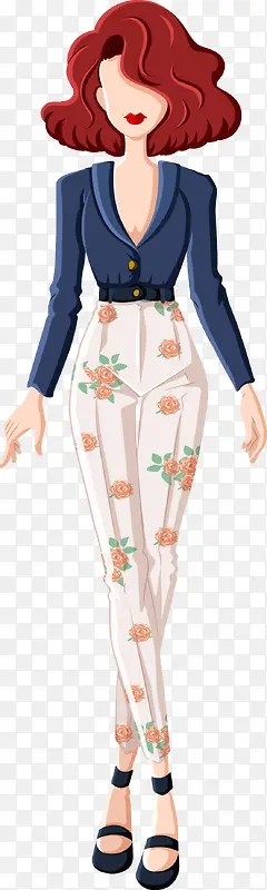 ����ְҵŮģ��ͼ-������