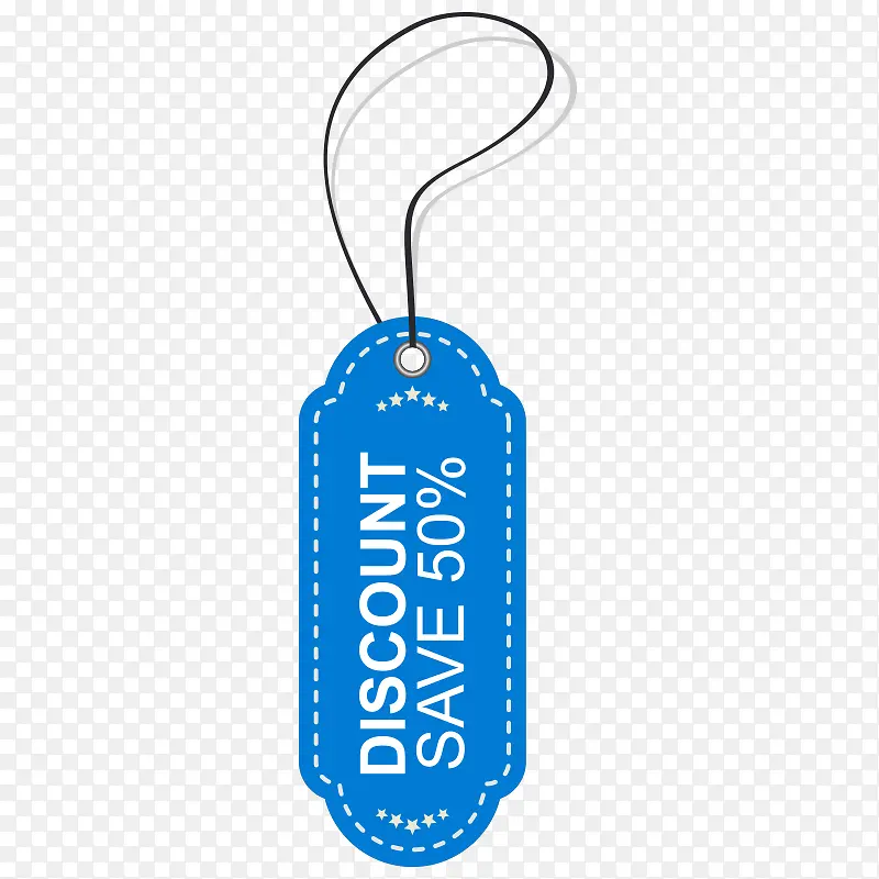 ��ɫ��ͨ�ۿ۱�ǩ��PNG-������