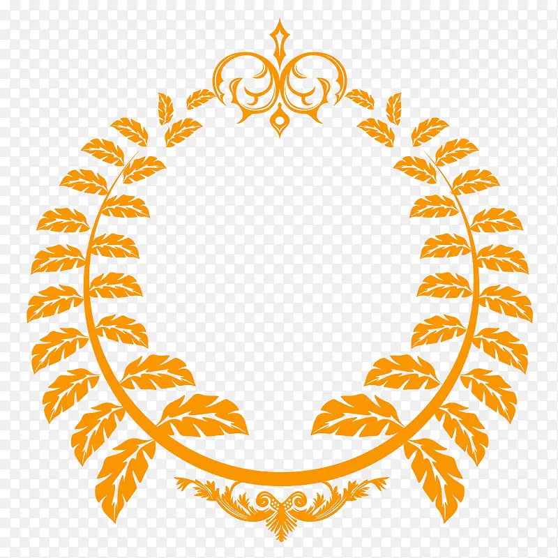 ��ɫҶ�ӱ߿�ʸ��ͼ-������