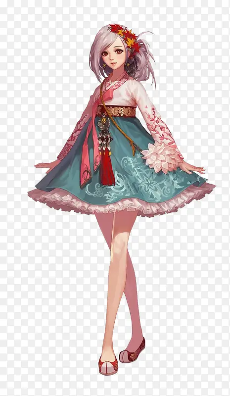 ��ɫӣ����Ů�廭-������