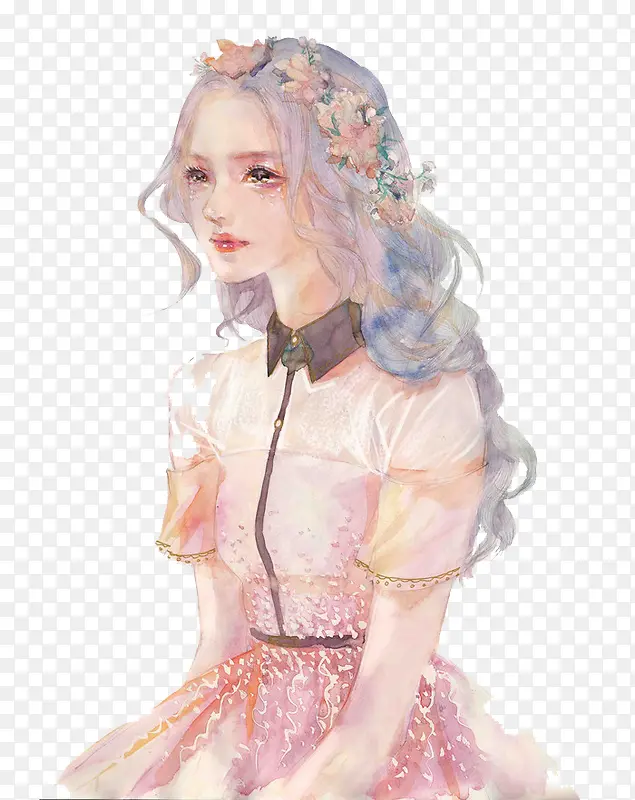 ��ɫˮ�ʻ�Ȧ��Ů-������