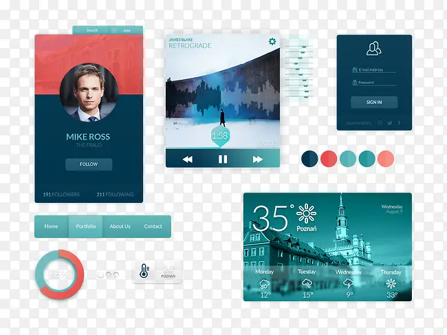 ʱ���ʸ�ui�ؼ��ϼ�PSDԴ�ļ�-������