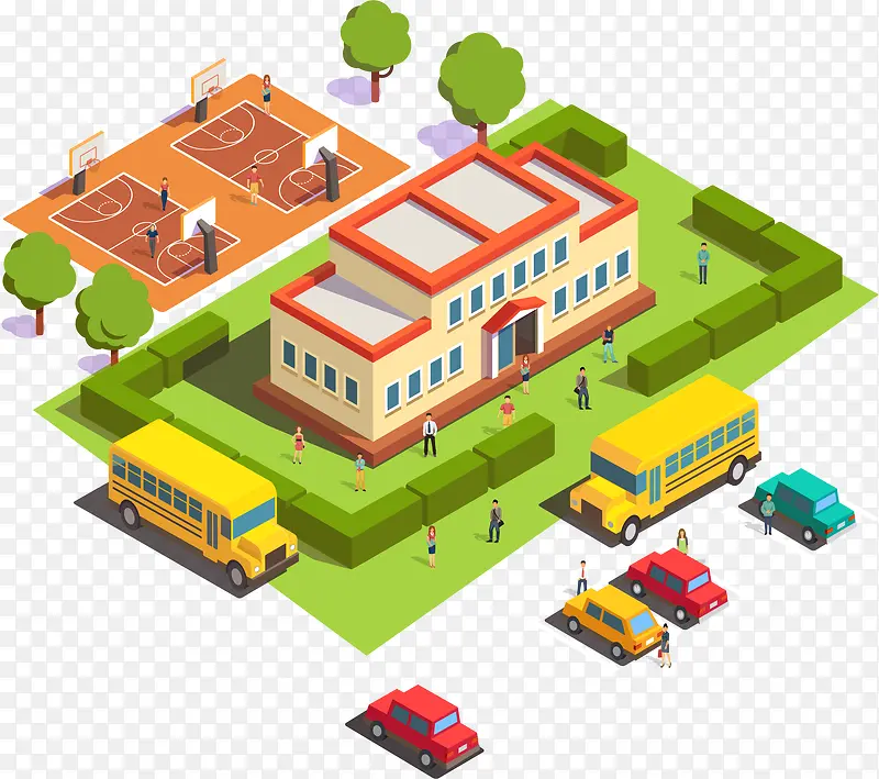 2.5d����ѧУ�����廭װ��-������