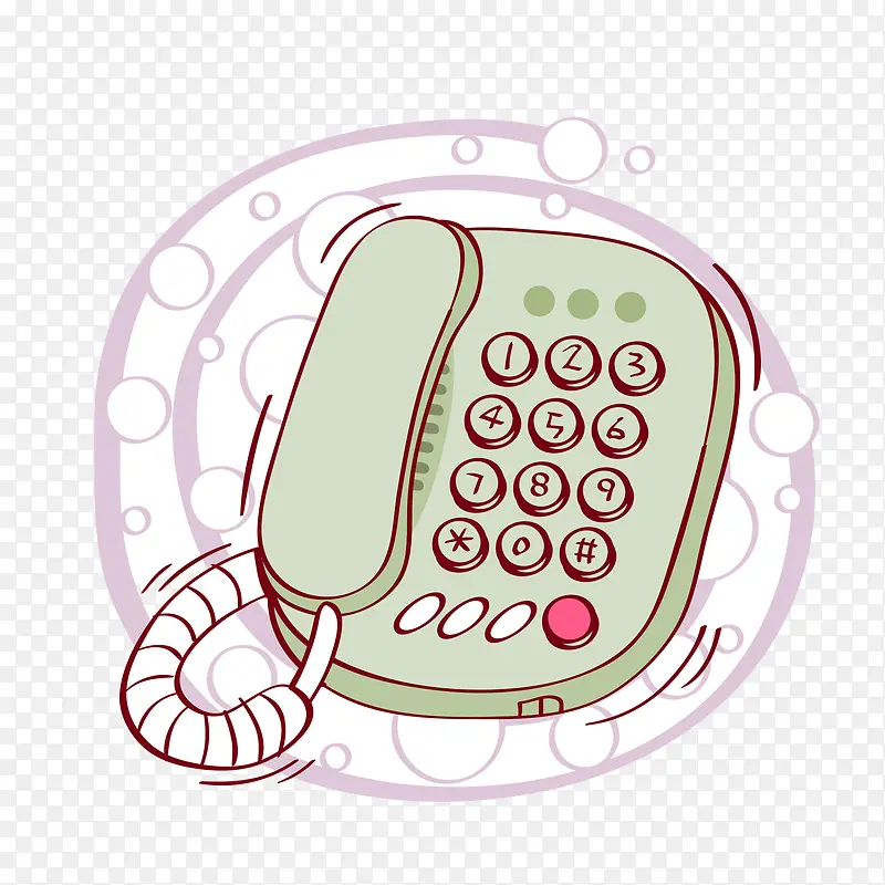 ���õ绰��ͨ�廭-������