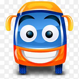 ����������ɫ��happy-bus-icons-������