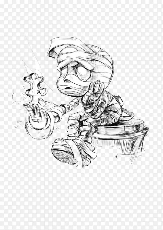 �ڰױ����к��廭-������