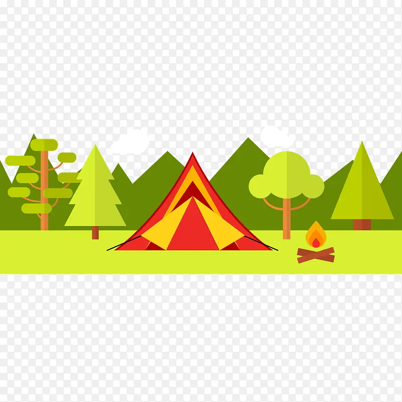 ��ƽ������ҰӪ�羰ʸ��ͼ-������