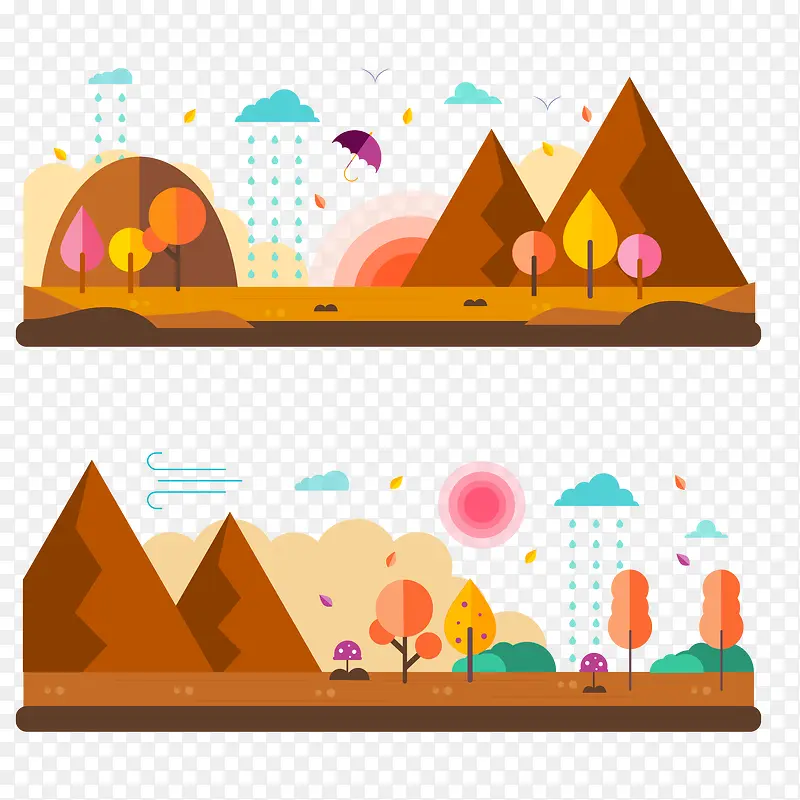 ��ƽ��ɽ�߷羰ʸ��ͼ-������