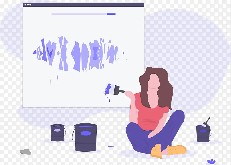 ����Ϳѻ�廭ʸ��ͼ-������