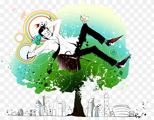 �������ڲݵ���廭-������