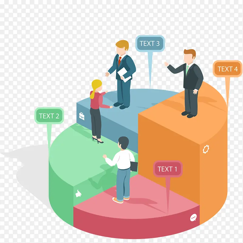 ʸ��PPT���ݷ���ͼ��Ԫ��-������