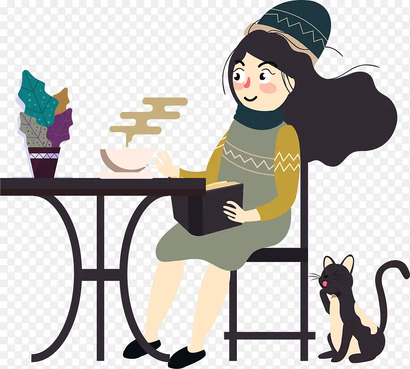 �ֻ�С���ºȿ���Ů�Ӳ廭ͼ��-������