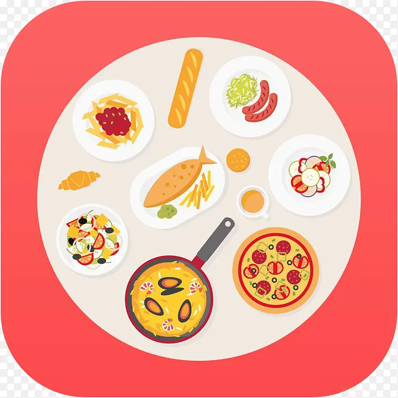 �ֻ��ϰ���ʳ����ʳ����appͼ��-������