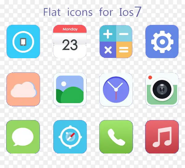 ƻ������icons�ز�PSD-������